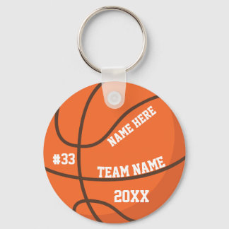 Personalisiertes Basketball-Schlüsselanhänger-Team Schlüsselanhänger