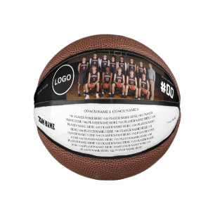 Personalisiertes "Basketball" Senior Night Andenke Mini Basketball