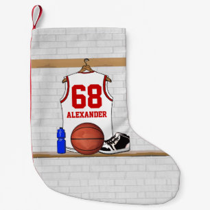 Personalisiertes Basketball-Shirt im Kleiner Weihnachtsstrumpf