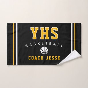 Personalisiertes Basketball-Trainerhandtuch, Team- Handtuch