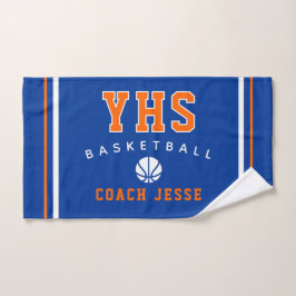 Personalisiertes Basketball-Trainerhandtuch, Teamg Handtuch