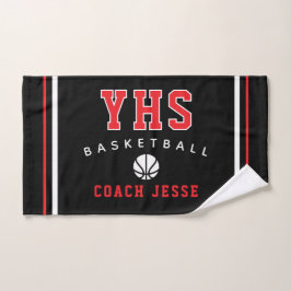 Personalisiertes Basketball-Trainerhandtuch, Teamg Handtuch