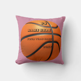 Personalisiertes Basketballkissen mit Spielername Kissen
