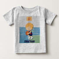 Personalisiertes Basketballspieler-Cartoon