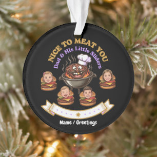 Personalisiertes BBQ-Grillmeister-Geschenk Schön d Ornament