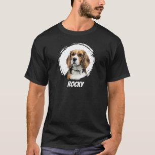 Personalisiertes Beagle-Hund Chic Stylisch Trendig T-Shirt