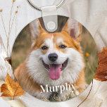 Personalisiertes Begleiter Foto Einfaches Hund Lov Schlüsselanhänger<br><div class="desc">Feiern Sie die Liebe für Ihren Furry-Freund mit unserem Personalisierten Doppel-Side-Hund-Foto-Schlüsselanhänger, das perfekte Accessoire für Hundemütter und Hundefreunde gleichermaßen. Mit diesem einzigartigen Schlüsselanhänger können Sie Ihr geliebtes Haustier stilvoll präsentieren und dabei zwei Ihrer Lieblings-Fotos zeigen - eines auf jeder Seite. Egal, ob es sich um ein Bild der spielerischen Antik...</div>
