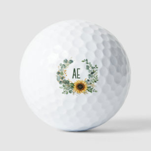 Personalisiertes, benutzerdefiniertes, florales Mo Golfball