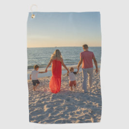 Personalisiertes benutzerdefiniertes Foto Golfhandtuch