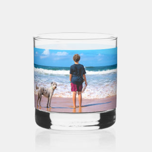 Personalisiertes benutzerdefiniertes Foto Ihres Ha Whiskyglas
