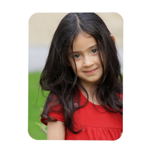 Personalisiertes benutzerdefiniertes Foto Magnet (Vertikal)