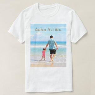 Personalisiertes benutzerdefiniertes Foto T - Shir T-Shirt