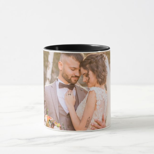 Personalisiertes benutzerdefiniertes Foto Tasse (Zentrum)