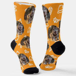 Personalisiertes benutzerdefiniertes Foto - Winter Socken