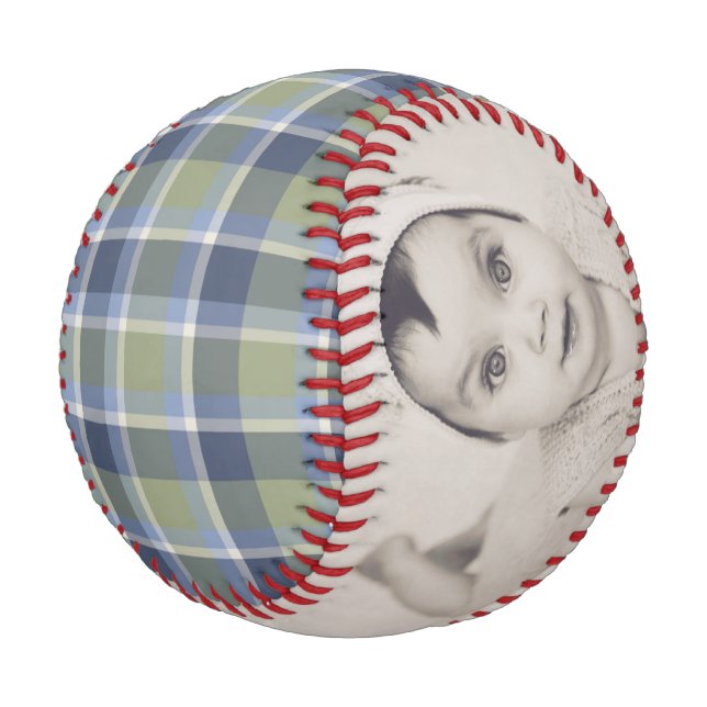 Personalisiertes, benutzerdefiniertes, Kariertes M Baseball (Schrägansicht)