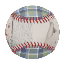 Personalisiertes, benutzerdefiniertes, Kariertes M Baseball