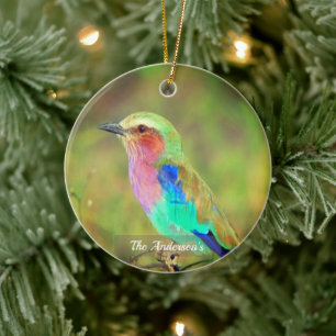 Personalisiertes benutzerdefiniertes mehrfarbiges  keramik ornament