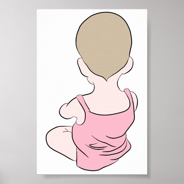 Personalisiertes, benutzerdefiniertes Portrait - L Poster (Vorne)