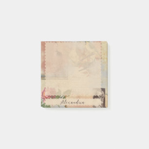 Personalisiertes benutzerdefiniertes Vintage-Papie Post-it Klebezettel