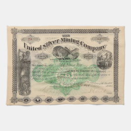 Personalisiertes Bergbaumaterial Küchentuch