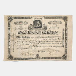 Personalisiertes Bergbaumaterial Küchentuch