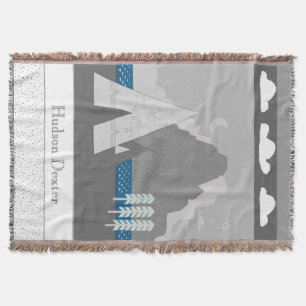 Personalisiertes Bergteepee Blanket Decke