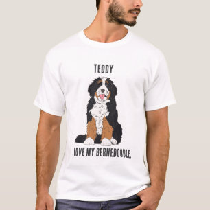 Personalisiertes Bernedoodle Dog Dad mit individue T-Shirt