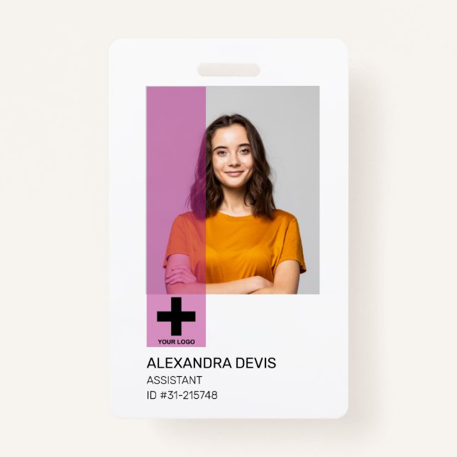 Personalisiertes Berufliches Mitarbeiterlogo und F Ausweis (Vorderseite)