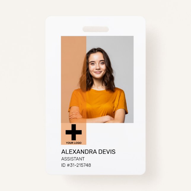 Personalisiertes Berufliches Mitarbeiterlogo und F Ausweis (Vorderseite)