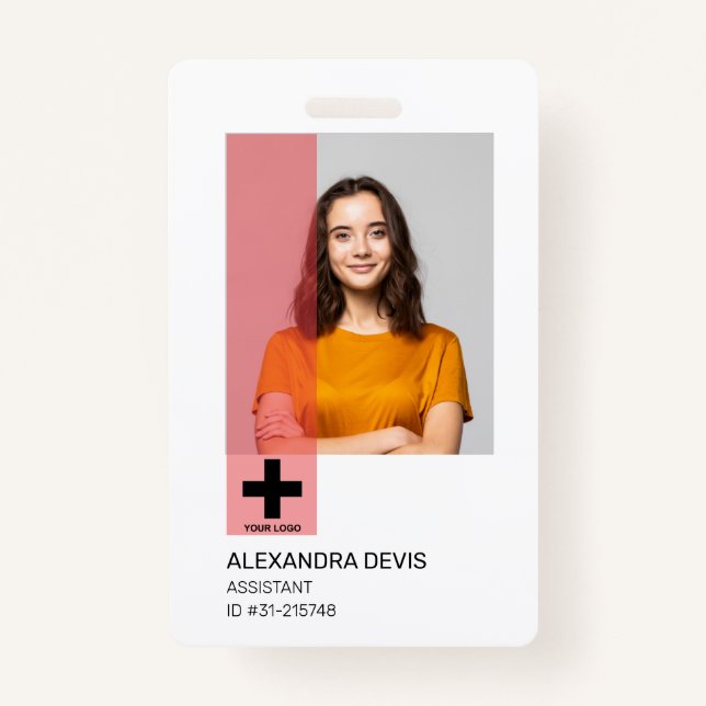 Personalisiertes Berufliches Mitarbeiterlogo und F Ausweis (Vorderseite)