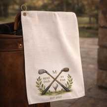 Personalisiertes Best Dad von Par-Monogramm