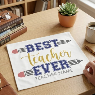 Personalisiertes Beste Lehrerin/Bester Lehrer Alle Geschirrtuch