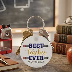 Personalisiertes Beste Lehrerin/Bester Lehrer Alle Schlüsselanhänger