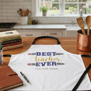 Personalisiertes Beste Lehrerin/Bester Lehrer Alle Schürze