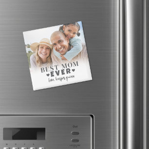 Personalisiertes Beste Mama Foto Magnet