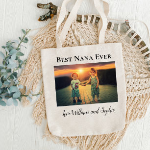 Personalisiertes Beste Nana Aller Zeiten Foto  Tragetasche