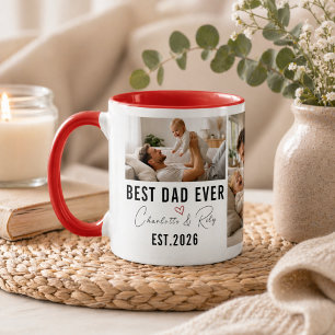 Personalisiertes BESTER VATER Foto Individueller V Tasse