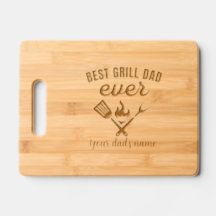 Personalisiertes Bestes Grill-Vater-Schneidbrett