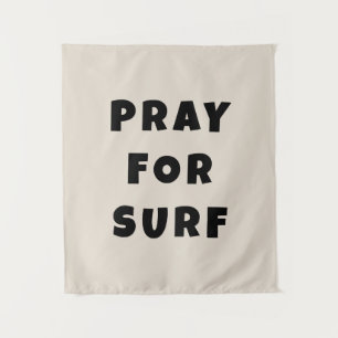 Personalisiertes Bete Für Surf Wandkunst Banner Su Wandteppich
