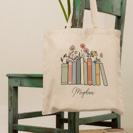 Personalisiertes Bibliotheksbuchgeschenk Tragetasche