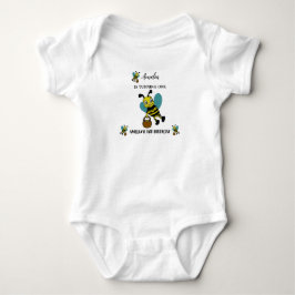 Personalisiertes Bienenthema 1. Geburtstag Party Baby Strampler