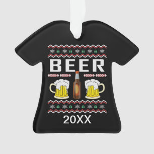 Personalisiertes Bier-hässliche Ornament