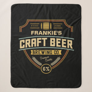 Personalisiertes Bieretikett Brauunternehmen Bar  Sherpadecke