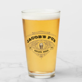 Personalisiertes Bierglas Glas