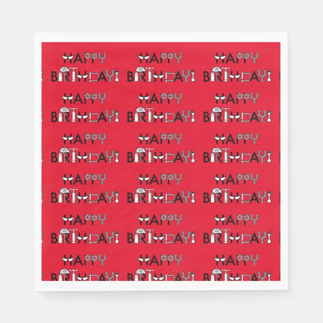 Personalisiertes Bike Thema geteerte Grafik Geburt Serviette (Vorderseite)