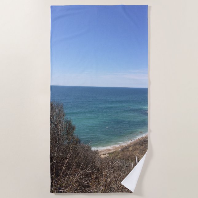Personalisiertes Bild eines benutzerdefinierten Fo Strandtuch (Vorderseite)