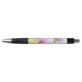 Personalisiertes Bild & rosa Wasserfarben-Blumen Kugelschreiber
