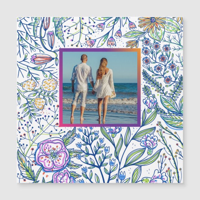 Personalisiertes Bildformat Magnetkarte (Vorderseite)