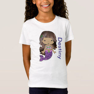 Personalisiertes Bio Mermaid Girls-Shirt T-Shirt