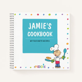Personalisiertes Blank-Cookbook Notizbuch